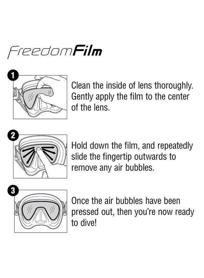 TUSA Unisex Adult Tusa Sport Anti Fog Freedom Film For All Single Window Masks Masgle Window Masks Single Window Us - Image 4