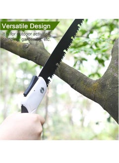 Generic Folding Saw, Heavy Duty 12 Inch Extra Long Blade Hand Saw Hand Pruning Saws with High-Manganese Steel Teethfor Wood Camping, Dry Wood Pruning Saw With Hard Teeth  - Image 2