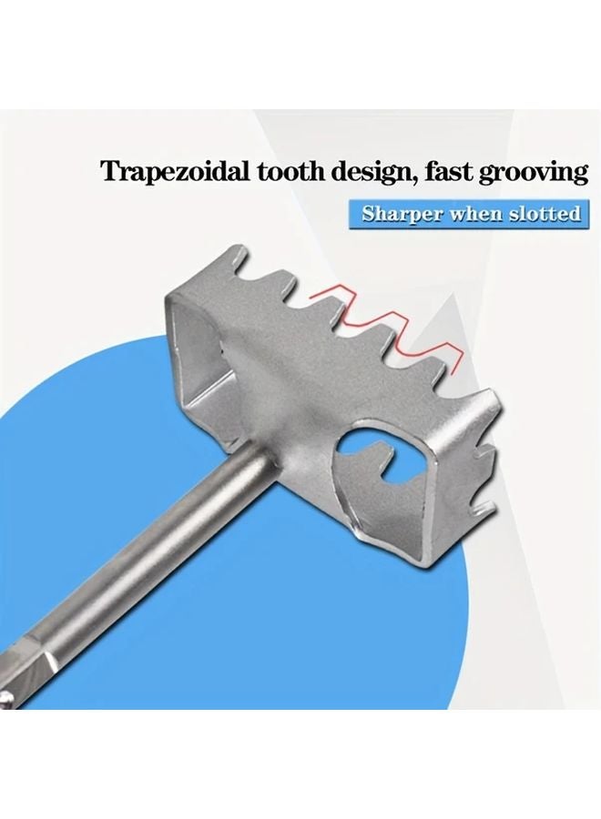 Type 86 Wire Box Square Hole Puncher Square Handle Four Hole Model Chrome Vanadium Steel - Image 5