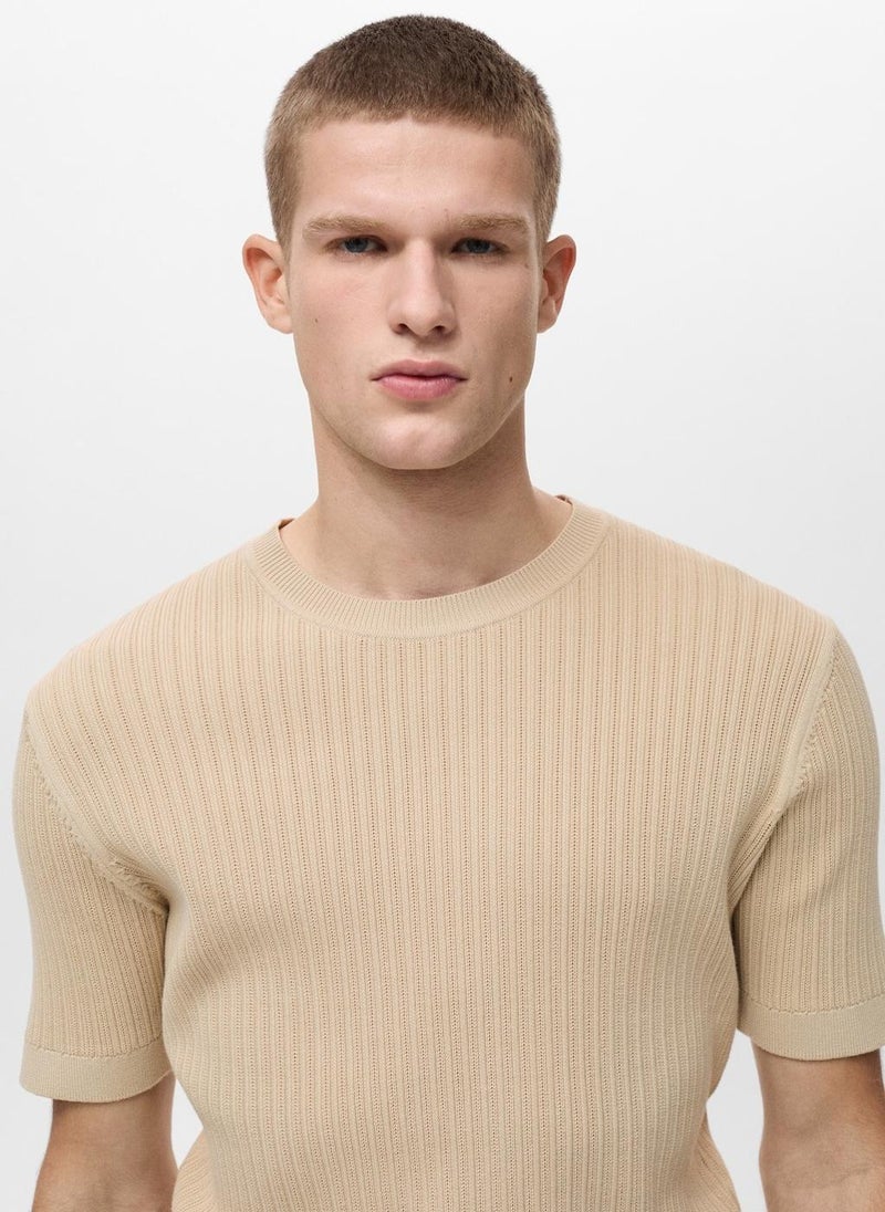 Mango Man Angelo Crew Neck T-Shirt  - Image 3