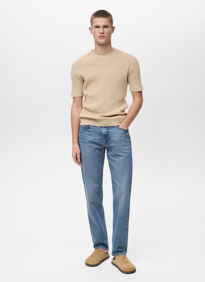 Mango Man Angelo Crew Neck T-Shirt  - Image 5