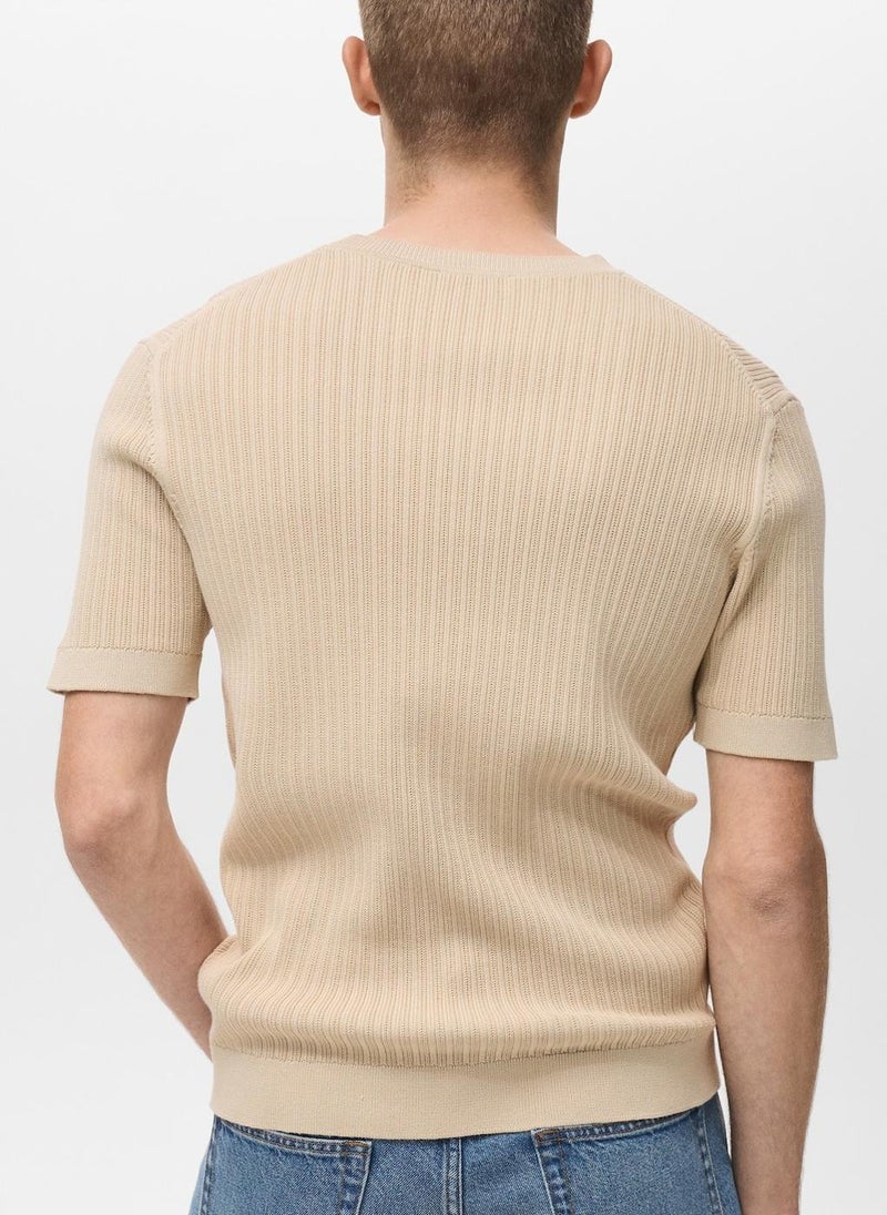 Mango Man Angelo Crew Neck T-Shirt  - Image 2