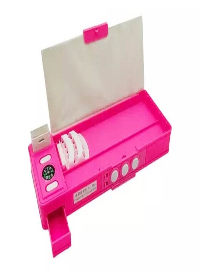 SPOCCO | Cartoon Password Pencil Box | Suitable for Girls and Boys Both | Double Sided Password | Magnetic Closure | Push Button Dual Sharpener | PC07 - Image 3