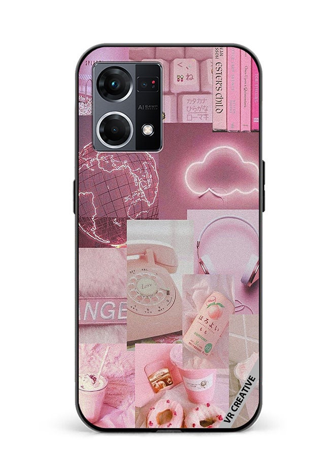 VR CREATIVE Protective Case Cover For Oppo Reno8 4G Design Multicolour - Image 1