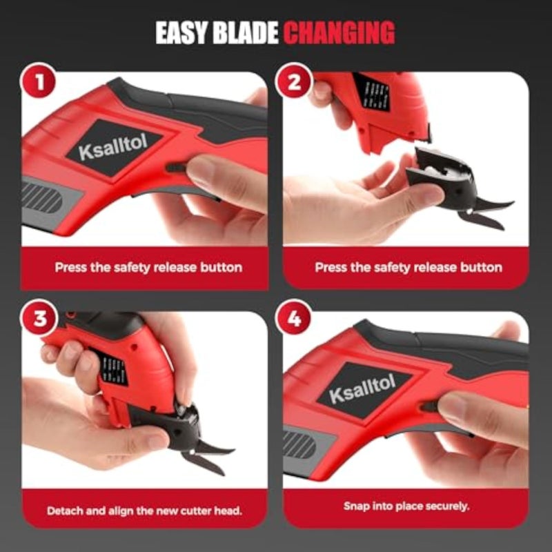 Electric Cardboard Cutter, 12000RPM Heavy Duty Electric Scissors - Image 5