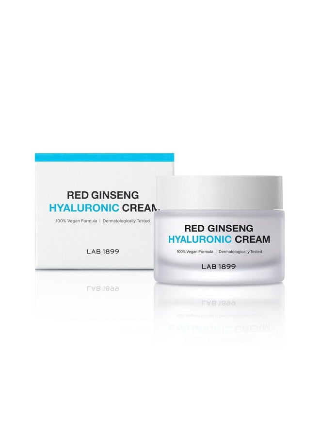 donginbi - Red Ginseng Hyaluronic Facial Cream Deep And Lasting Hydration Face Moisturizer Korean Skin Care Anti Aging All Skin Types 1.69 Fl Oz(50Ml) - Image 1