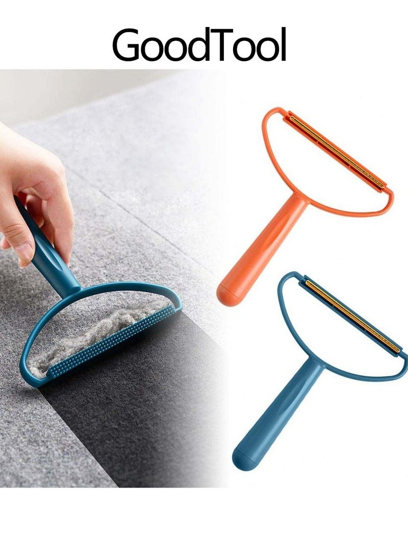 GoodTool 2 Pack Portable Lint Remover for Pet Hair Reusable Double Sided Remover Lint  Clean Tool for  Hairball in Clothes Dust in Furniture and Blanket - Image 1