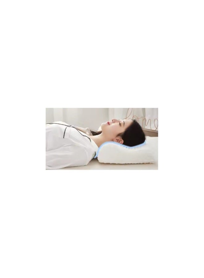 Memory Foam Bed Pillow for Sleeping, Ergonomic Cervical Pillow Neck Support Pillow for Side Back Stomach Sleeper, Orthopedic Contour Pillow for Neck and Shoulder Pain - Image 2