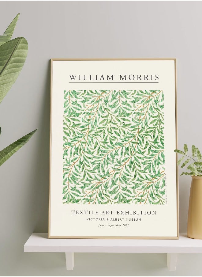 Generic - WILLIAM MORRIS - Willow Bough (Minimalist Exhibition Poster) A4 A3 A2 - Hi Res Giclée Art Print, also available Framed - Image 1