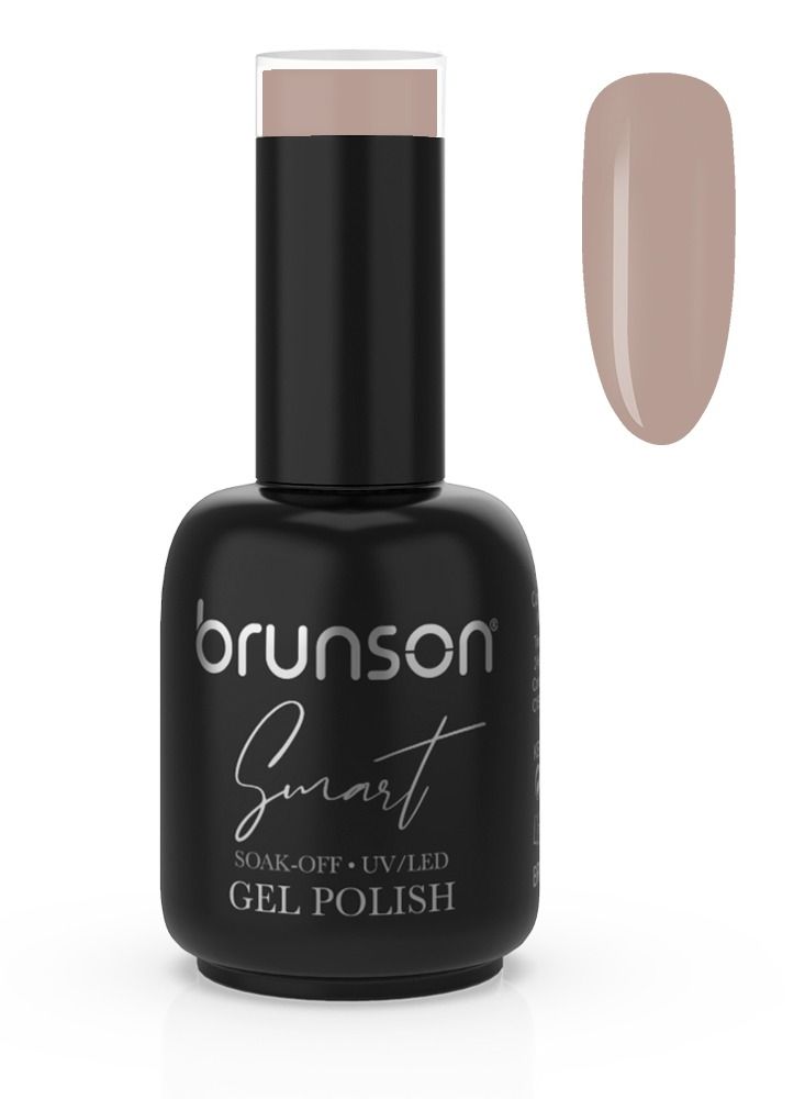 brunson Gel Nail Polish, 15ml Smart Gel Nails Glossy Shine Finish Long Lasting Soak off UV/LED Gel Polish for Nail Art French Manicure Pedicure Salon Quality Chip Resistant Gel Nail Extensions UV Gel  BSN646