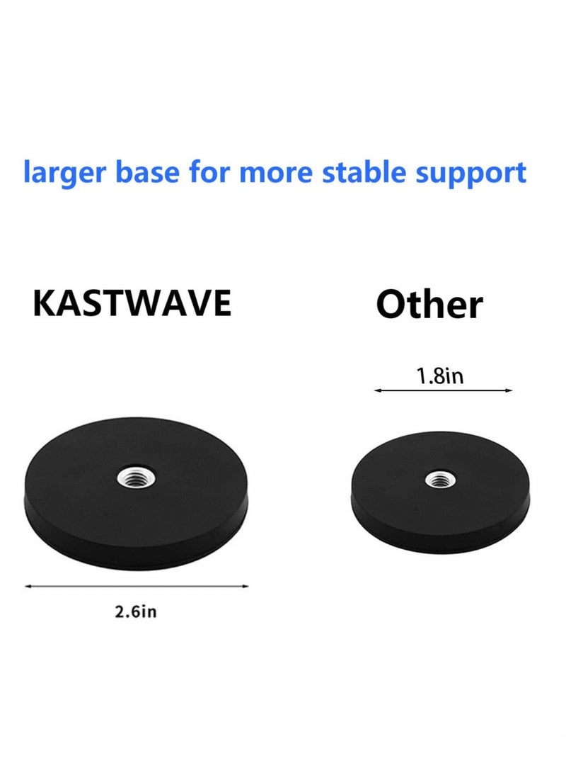 Barakah دعامة باب غسالة تحميل أمامي، كوب شفط مغناطيسي لحامل باب الغسالة، حامل باب مجفف مرن، ابقِ باب الغسالة والمجفف مفتوحًا للحفاظ على الجفاف ومنع الروائح، رفيق الغسالة لتجنب الرطوبة - Image 2