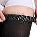 TOFLY Extra Wide 5XL 1520 mmHg Compression Stockings for Men and Women Over The Knee Compression Hose with Closed Toe DotTop Thigh High Length for Circulation Arthritis Edema Swelling Black - Image 4