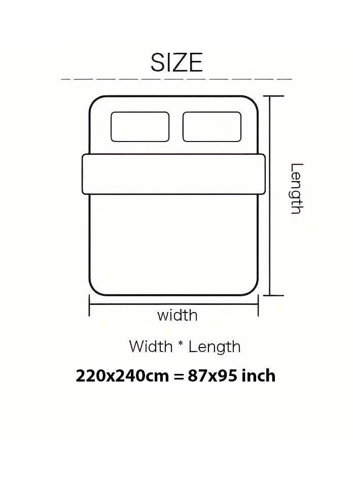 فابينني بطانية جاكار شيربا، مقاس كبير جدًا، بطانية سرير من الفرو الصناعي، 220×240 سم، بطانية من صوف الفلانيل، بطانية قابلة للعكس، بطانية دافئة وناعمة، مقاس مزدوج، لون بني غامق  - Image 4