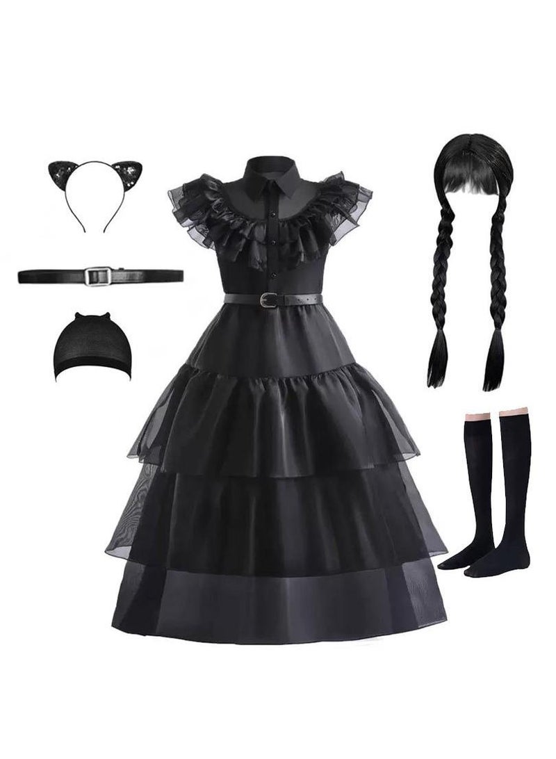 الأزرق جي دبليو آدامز زي مجموعة اكسسوارات ملابس عيد ميلاد العائلة حفلة آر بي جي - Image 1