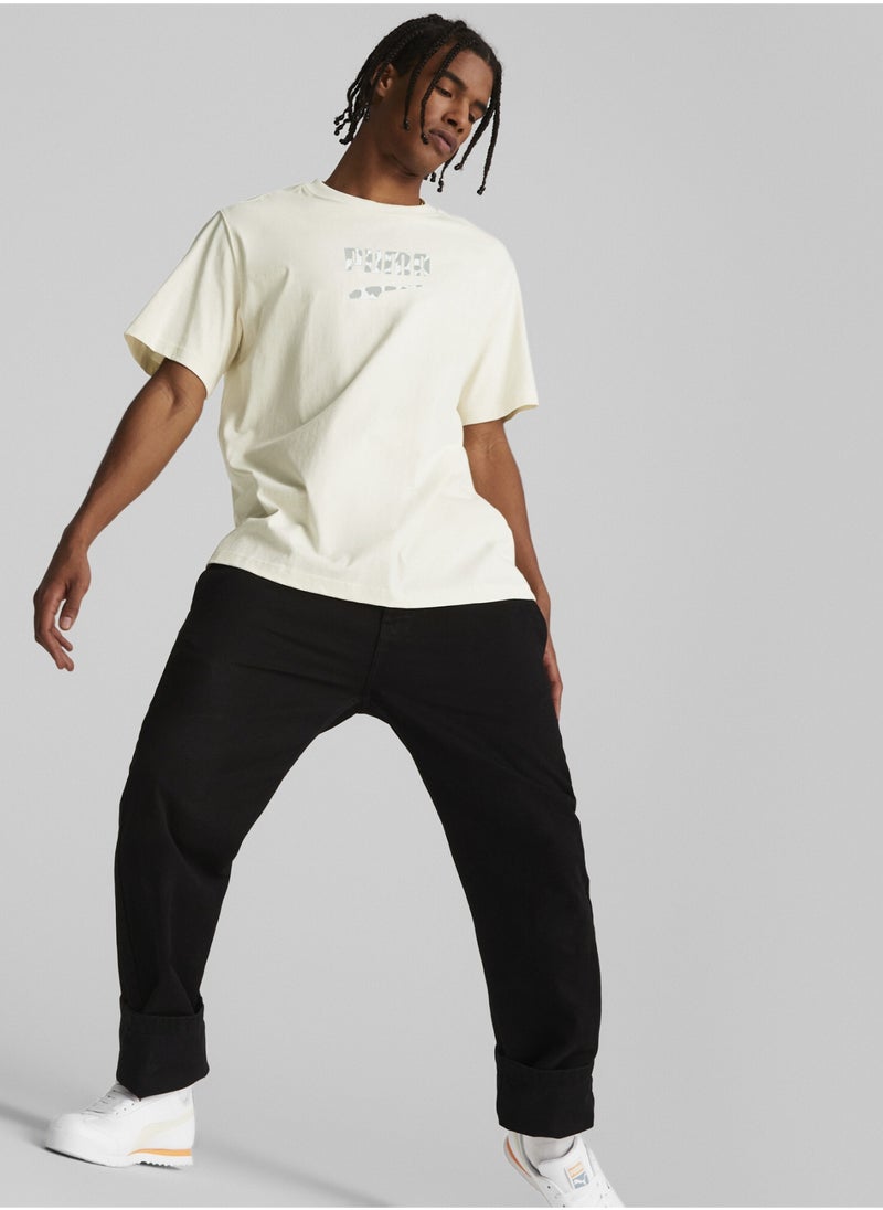 PUMA - DOWNTOWN Mens Logo Graphic T-Shirt - Image 1
