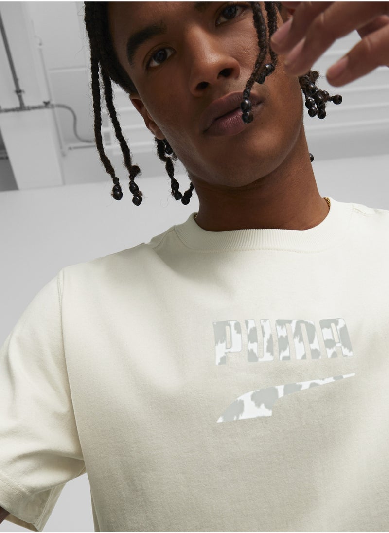 PUMA - DOWNTOWN Mens Logo Graphic T-Shirt - Image 1
