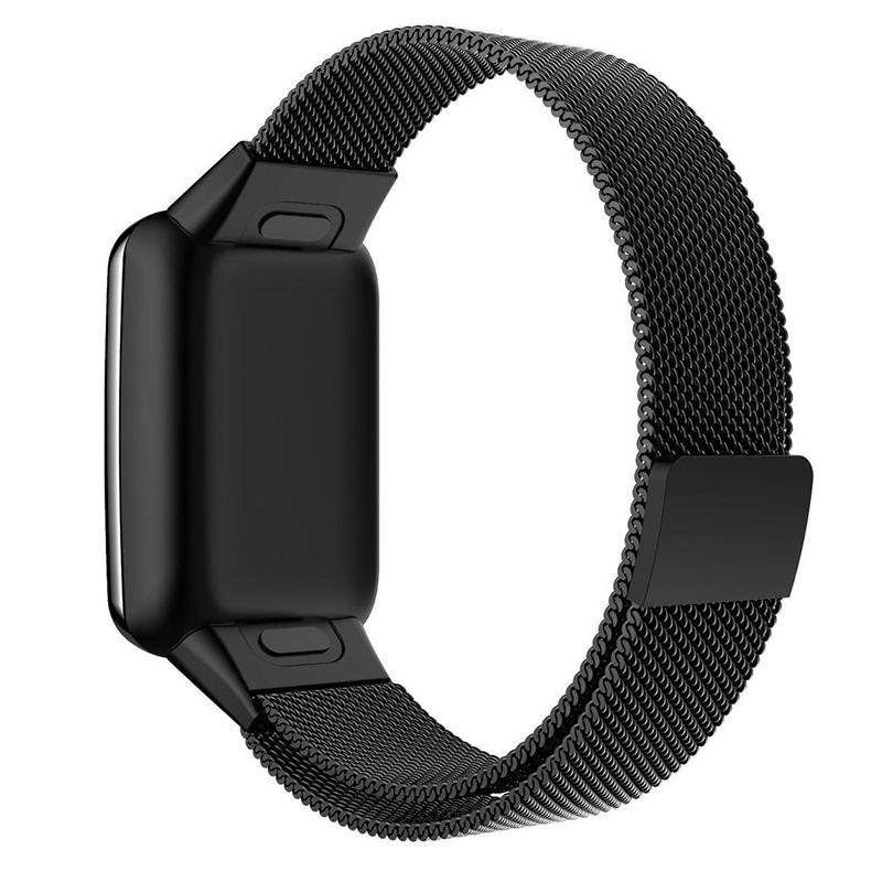erorex For Xiaomi Smart Band 9 Pro / 8 Pro Milan Magnetic Stainless Steel Watch Band(Black) - Image 3