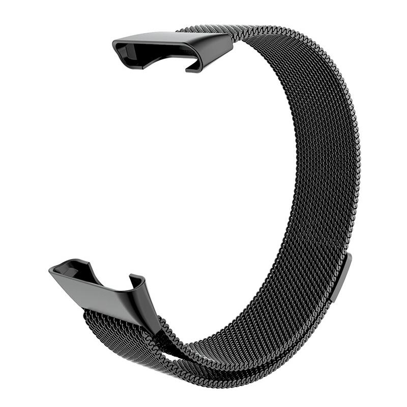 erorex For Xiaomi Smart Band 9 Pro / 8 Pro Milan Magnetic Stainless Steel Watch Band(Black) - Image 2