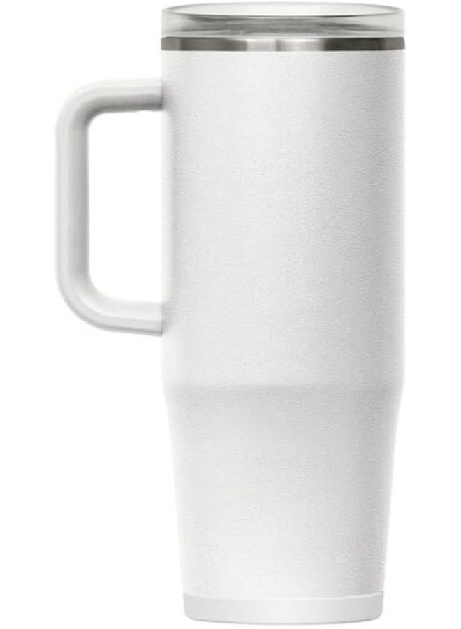 CAMELBAK كوب كاملباك ثرايف المقاوم للتسرب سعة 32 أونصة، فولاذ مقاوم للصدأ معزول - للسفر، القهوة، الشاي، والمشروبات الساخنة - متوافق مع حوامل الأكواب، أبيض - Image 4