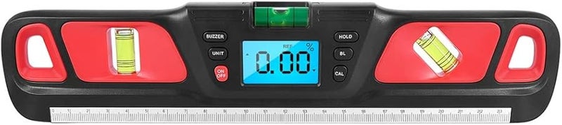 Digital Spirit Level Inclinometer Horizontal Electronic Slope Meter Angle Finder Protractor Blue - Image 3