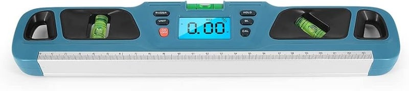 Digital Spirit Level Inclinometer Horizontal Electronic Slope Meter Angle Finder Protractor Blue - Image 1