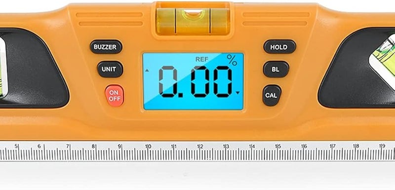 Digital Spirit Level Inclinometer Horizontal Electronic Slope Meter Angle Finder Protractor Blue - Image 5