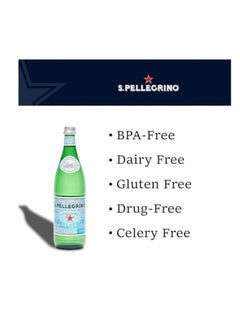 Sanpellegrino Glass Bottle Sparkling Natural Mineral Water, 750 ML (Pack Of 12)  - Image 3