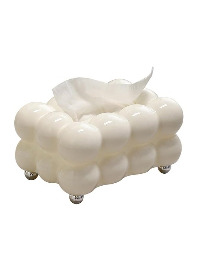 Generic - BEIDUOYANG Tissue Stand Holder - Practical Case for Easy Access and Neat Organization - Innovative White Container - Image 1