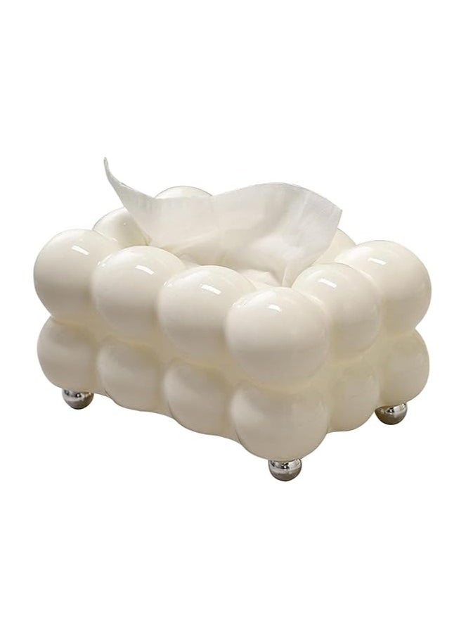 Generic - BEIDUOYANG Tissue Stand Holder - Practical Case for Easy Access and Neat Organization - Innovative White Container - Image 1