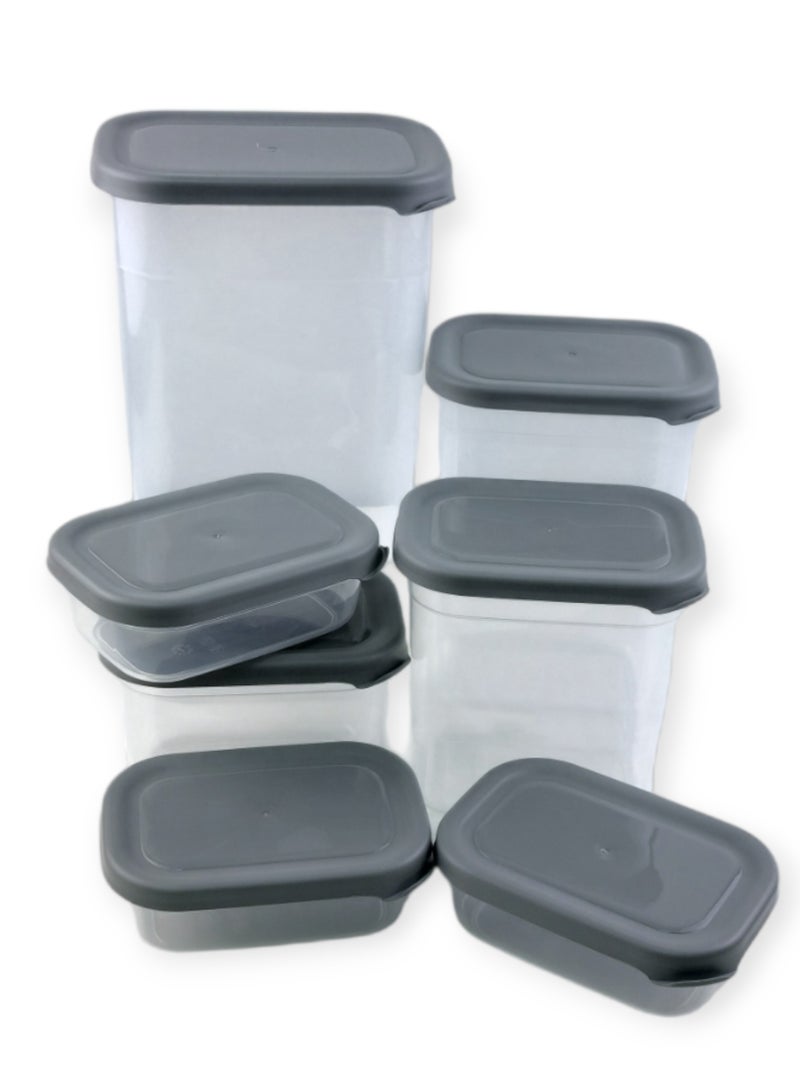 صندوق تخزين الطعام - 7 قطع