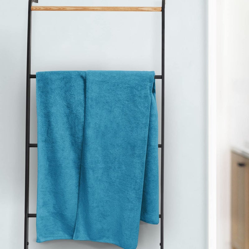 Sassoon Venir Microfiber 1 Piece Men Bath Towel 450 GSM (70x145cm, Peacock Color) Ultra Soft Material, Towel for Daily use - Image 2