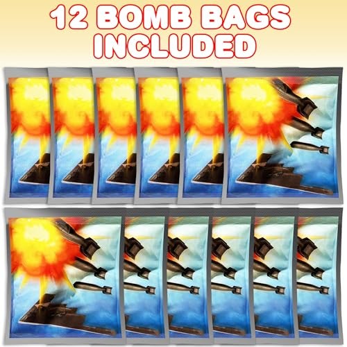 ArtCreativity Classic Bomb Bags Set of 12 Fun Prank Toys for Kids and Adults Noisemaker for Teens Unique Birthday Party Favors and Goody Bag Fillers Outdoor Toys for Boys and Girls - Image 5