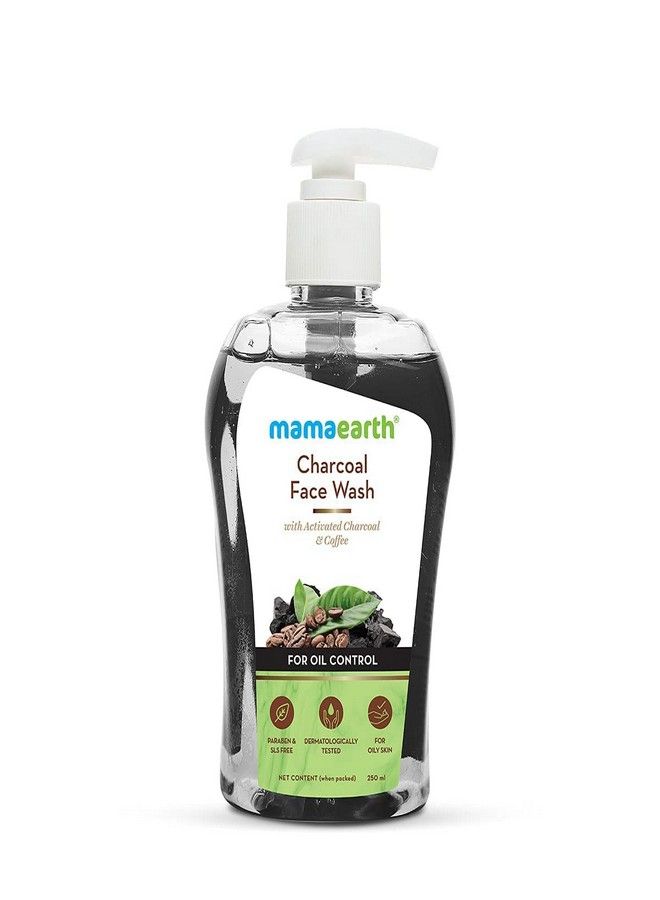 Mamaearth Mamaearth Charcoal Face Wash with Activated Charcoal & Coffee for Oil Control (250) - Image 1