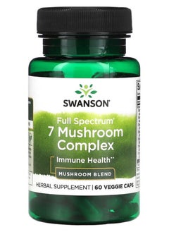 SWANSON Full Spectrum 7 Mushroom Complex 60 Veg Caps 