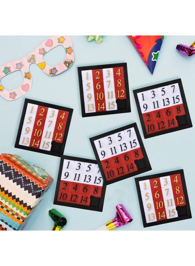 Gamie Number Slide Puzzles For Kids - Set Of 24, Pocket-Sized Brain Teaser Puzzles, Number Learning Educational Toys For Kids - Great As Goodie Bag Stuffers, Party Favors, And Teacher Awards  - Image 5