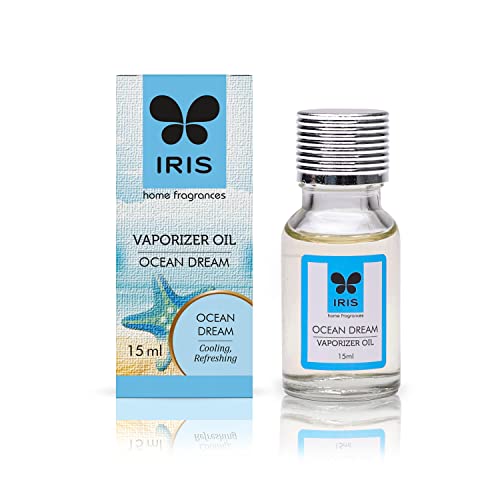 IRIS Ocean Dream Vaporizer Oil 15ml | Aroma Oil for Diffuser & Oil Burner | Toxin-Free Home Fragrance | Aromatherapy Mood Enhancer - Image 1