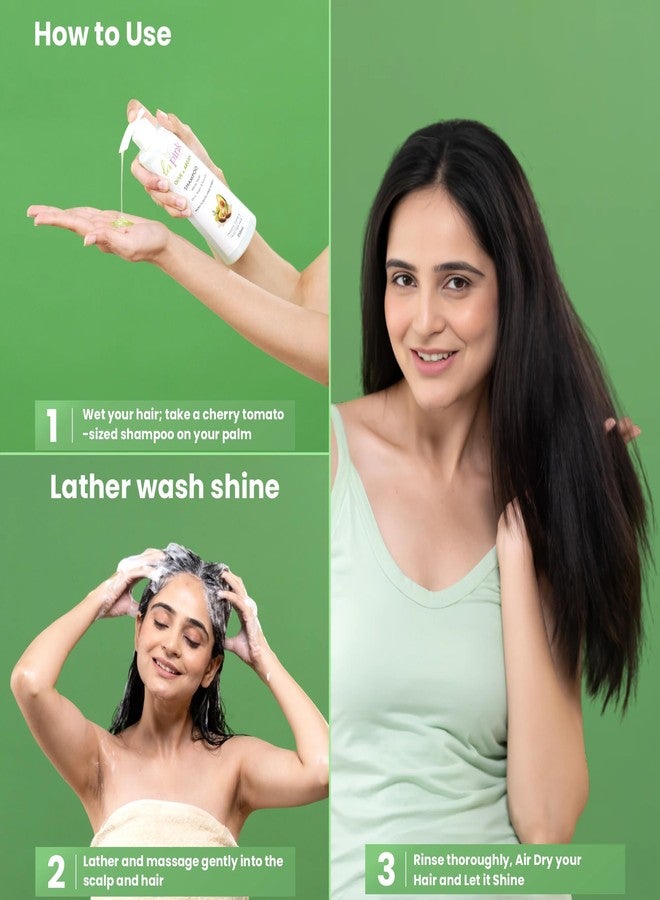 La Pink Olive & Argan Shampoo with Avocado | For Smooth, Shine Frizz-Free Hair | 100% Microplastic Free Formula | All Hair Types | 30ml - Image 4