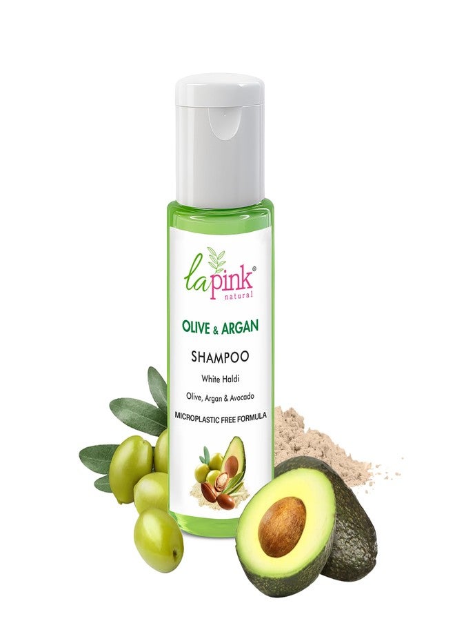 La Pink Olive & Argan Shampoo with Avocado | For Smooth, Shine Frizz-Free Hair | 100% Microplastic Free Formula | All Hair Types | 30ml - Image 1