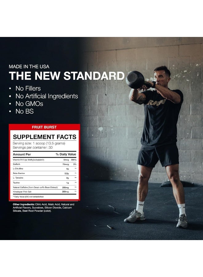 رو مشروب الفاكهة الخام الأساسي قبل التمرين، ١٢ × ٣٠ حصة - Image 5