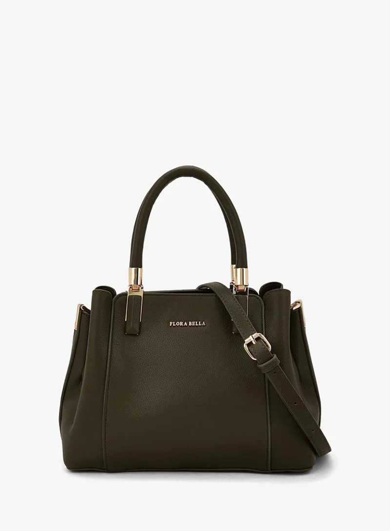 Flora Bella Textured Tote Bag with Detachable Strap