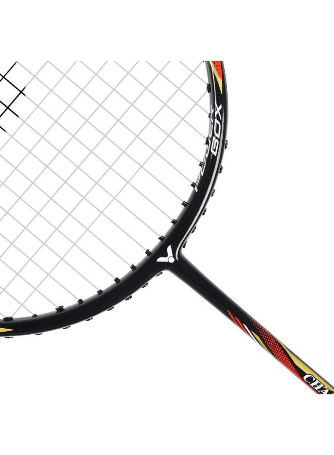 Victor Victor Badminton Racket, Single Racket, Full Carbon, Offensive Type, Classic Cha-9500c/d, Red, 4u, Stringed  - Image 2