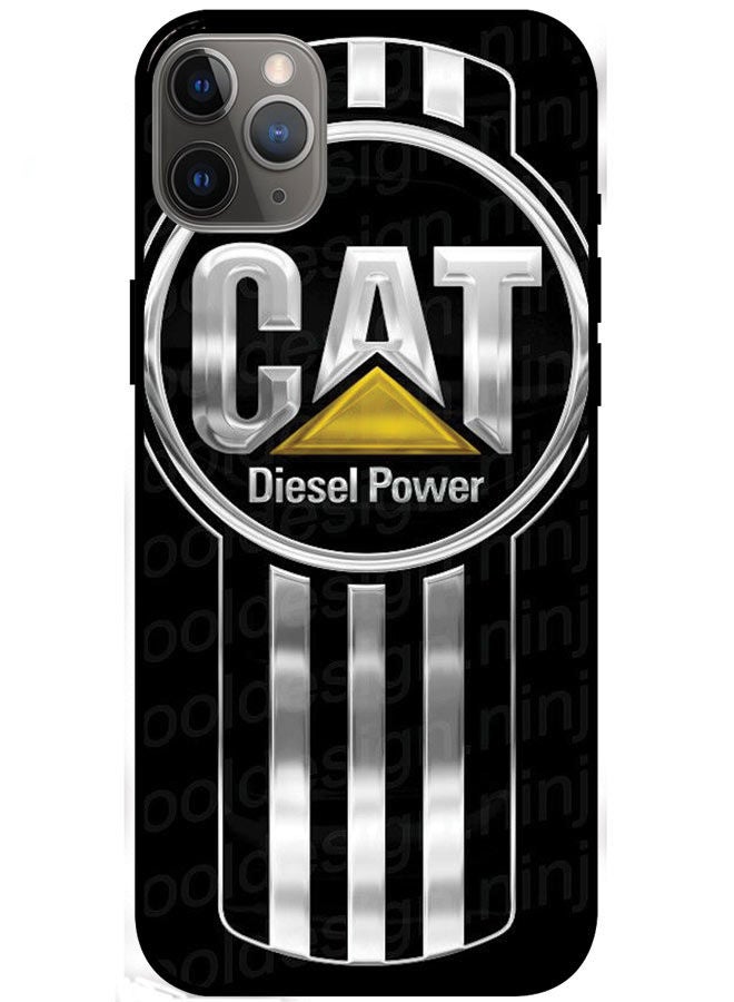 EYE CATCH Protective Case Cover For Apple iPhone 11 Pro Cat Diesel Power  - Image 1