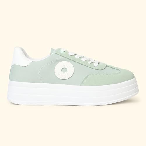 YOHO CAS 105 Sneakers for Women | Premium Finish | Lightweight Durability | Sock-Like Fit | Secure Grip | Everyday Versatility | Pastel Green - UK 4 - Image 2