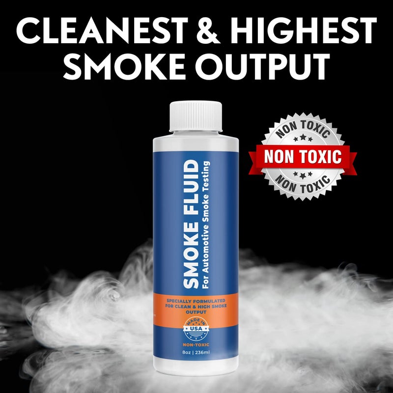Samorillo [2 Pack] Smoke Fluid Solution for Automotive Smoke Machine Testing - Made in USA - 16oz Liquid Smoke Refill Designed for Automotive Testing - EVAP, Vacuum, Fuel, Intake, Exhaust, Turbo Systems & More - Image 2