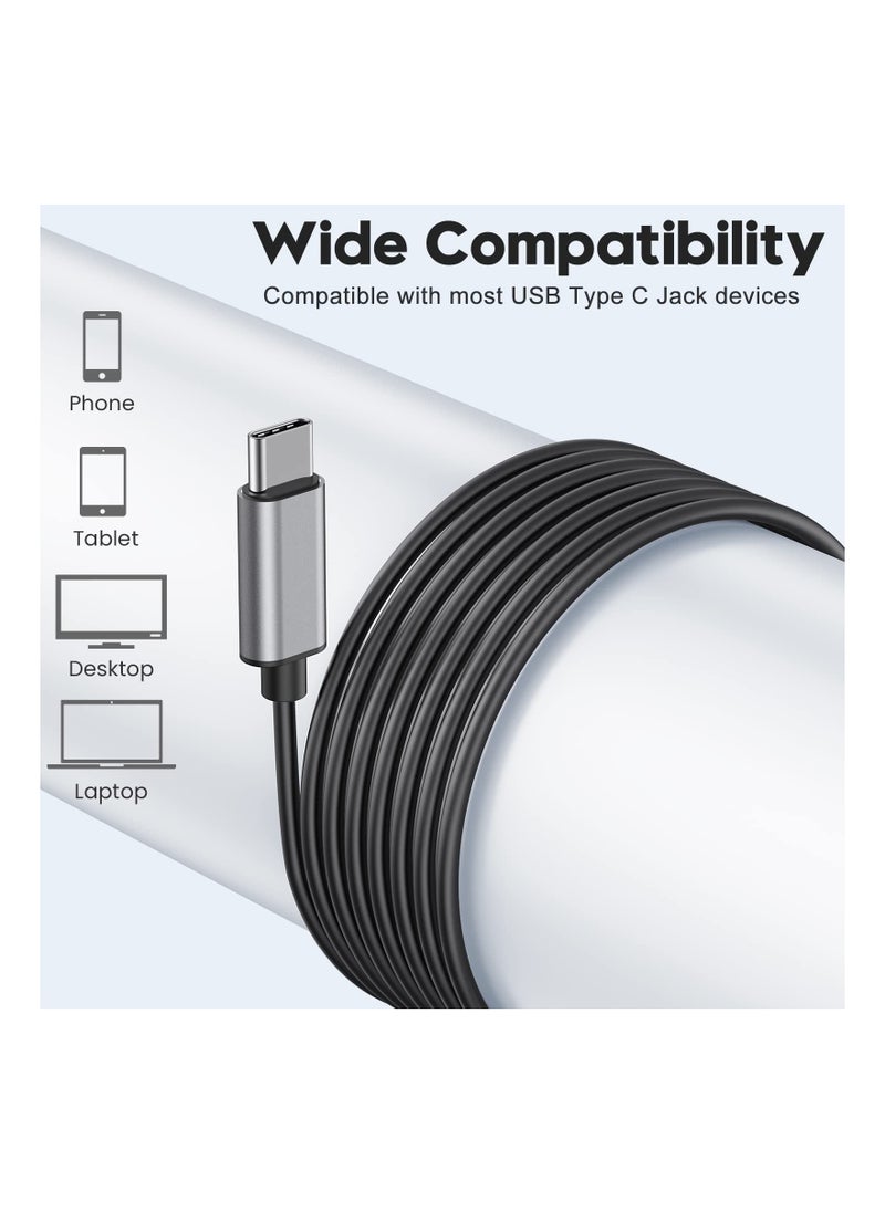 SYOSI - USB C Headphones Compatible for Samsung Galaxy S23 Ultra S22 S21 FE S20 USB C Earphones with Mic in Ear Headphones Wired Earbuds USB Type C Earphones Compatible for Pad Pro Pixel OnePlus - Image 1