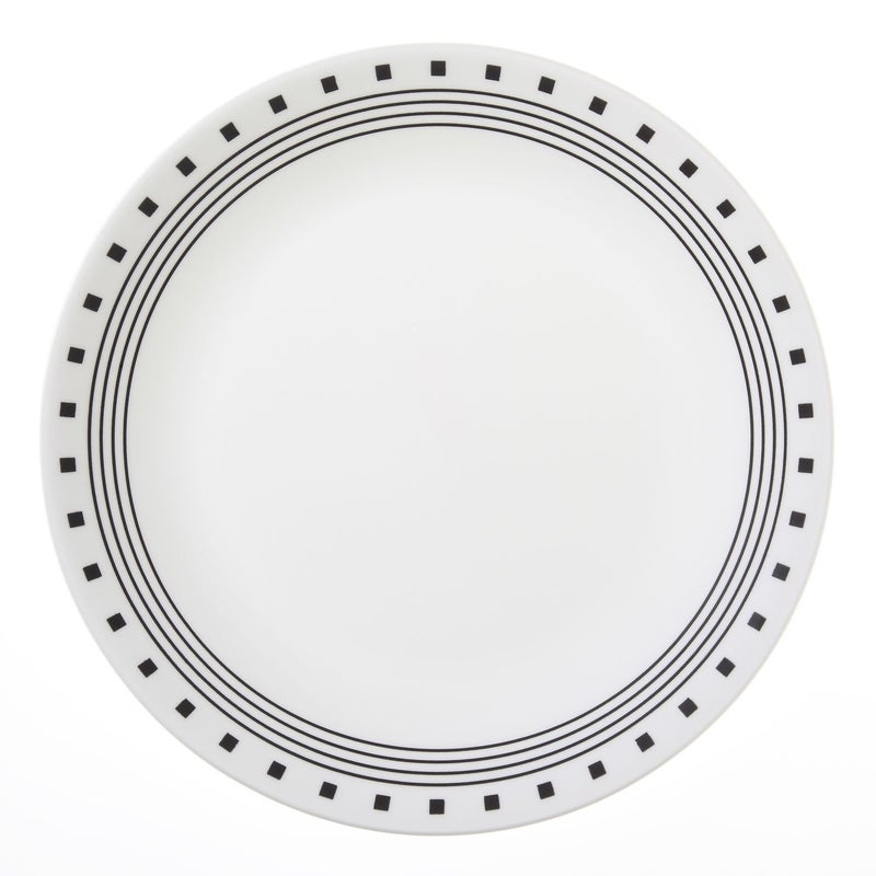 Corelle Livingware 10.25" City Block Dinner Plate [Set of 4] - Image 1