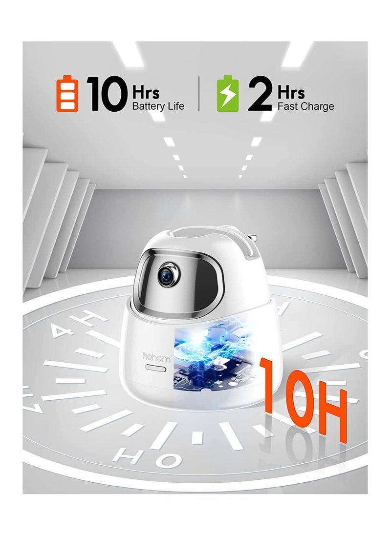 هوهم - حامل ثلاثي القوائم لتتبع الوجه التلقائي hohem 360 حامل التصوير الذكي التحكم في الإيماءات لا يوجد تطبيق مطلوب حامل سيلفي 360 دوران للهواتف والأجهزة اللوحية حامل تتبع لبطارية Live Vlog قابلة لإعادة الشح - Image 1