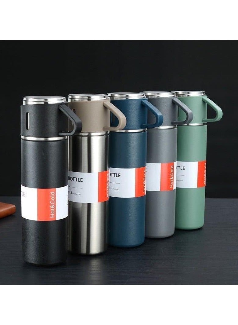 Perfect Pricee Perfect Pricee 5Qebhram Vacuum Insulated Flask 500ml Stainless Steel Thermo Bottle with Cup for Coffee Water Hot and Cold Drink Flasks (Multicolor) - Image 3