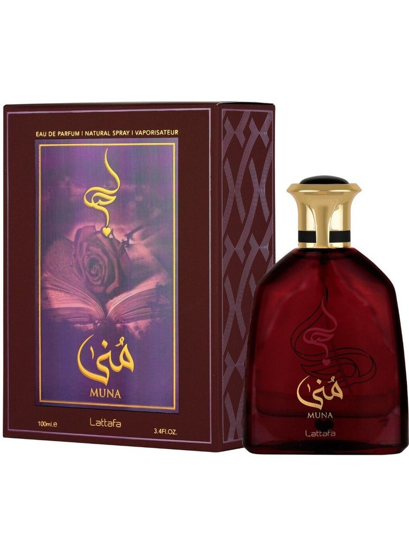 لطافة عطر منى من لطافة للنساء او دي بارفان 100مل - Image 1