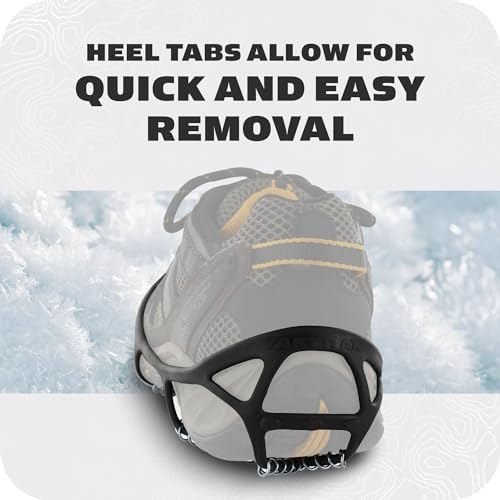 Yaktrax أحذية يكتراكس ووكر لل traction للثلج والجليد، أسود، كبير - Image 2